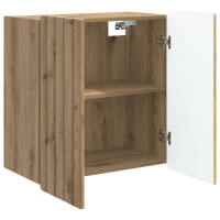 Produktbild för Väggmonterat skåp Artisan-ek 59 x 31 x 64 cm Konstruerat trä