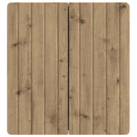 Produktbild för Väggmonterat skåp Artisan-ek 59 x 31 x 64 cm Konstruerat trä