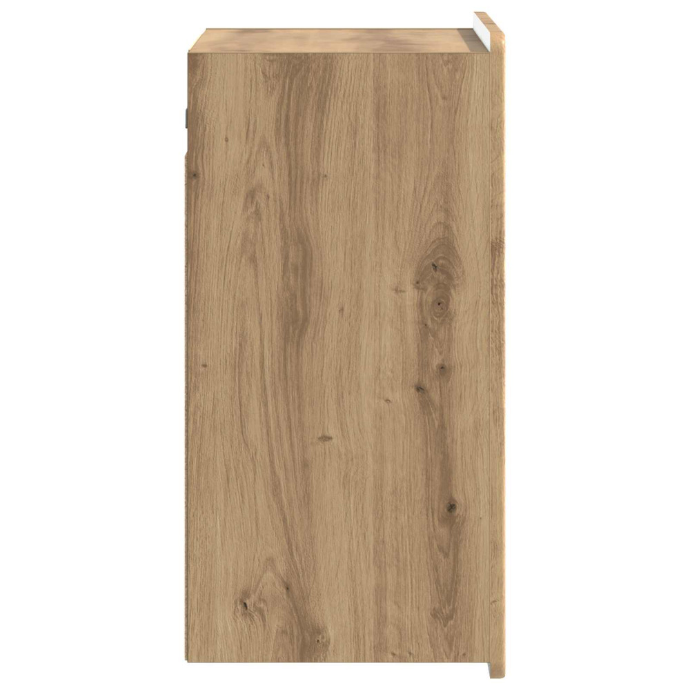 Produktbild för Väggmonterat skåp Artisan-ek 59 x 31 x 64 cm Konstruerat trä