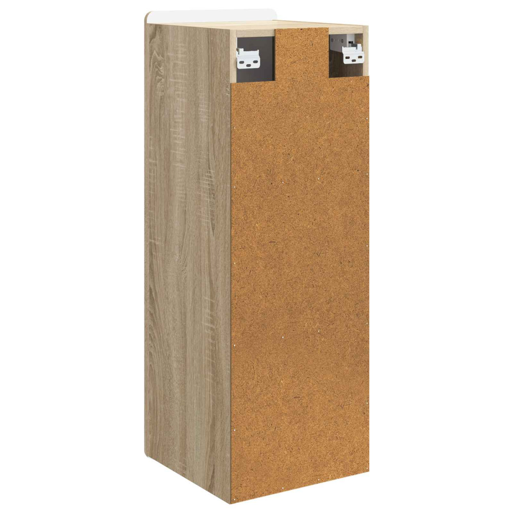 Produktbild för Väggmonterat skåp Sonoma-ek 33 x 34,5 x 94 cm Konstruerat trä