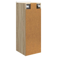 Produktbild för Väggmonterat skåp Sonoma-ek 33 x 34,5 x 94 cm Konstruerat trä