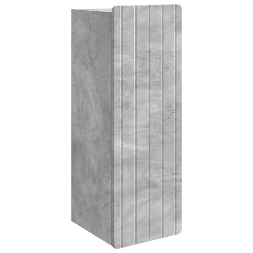 vidaXL Väggmonterat skåp Betonggrå 33 x 34,5 x 94 cm Konstruerat trä
