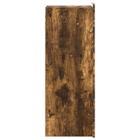 Produktbild för Väggmonterat skåp Rökt ek 33 x 34,5 x 94 cm Konstruerat trä