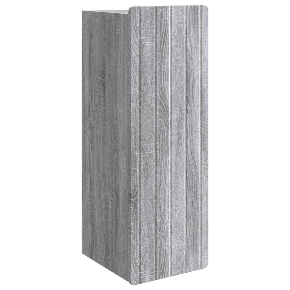 Produktbild för Väggmonterat skåp Grå Sonoma 33 x 34,5 x 94 cm Konstruerat trä
