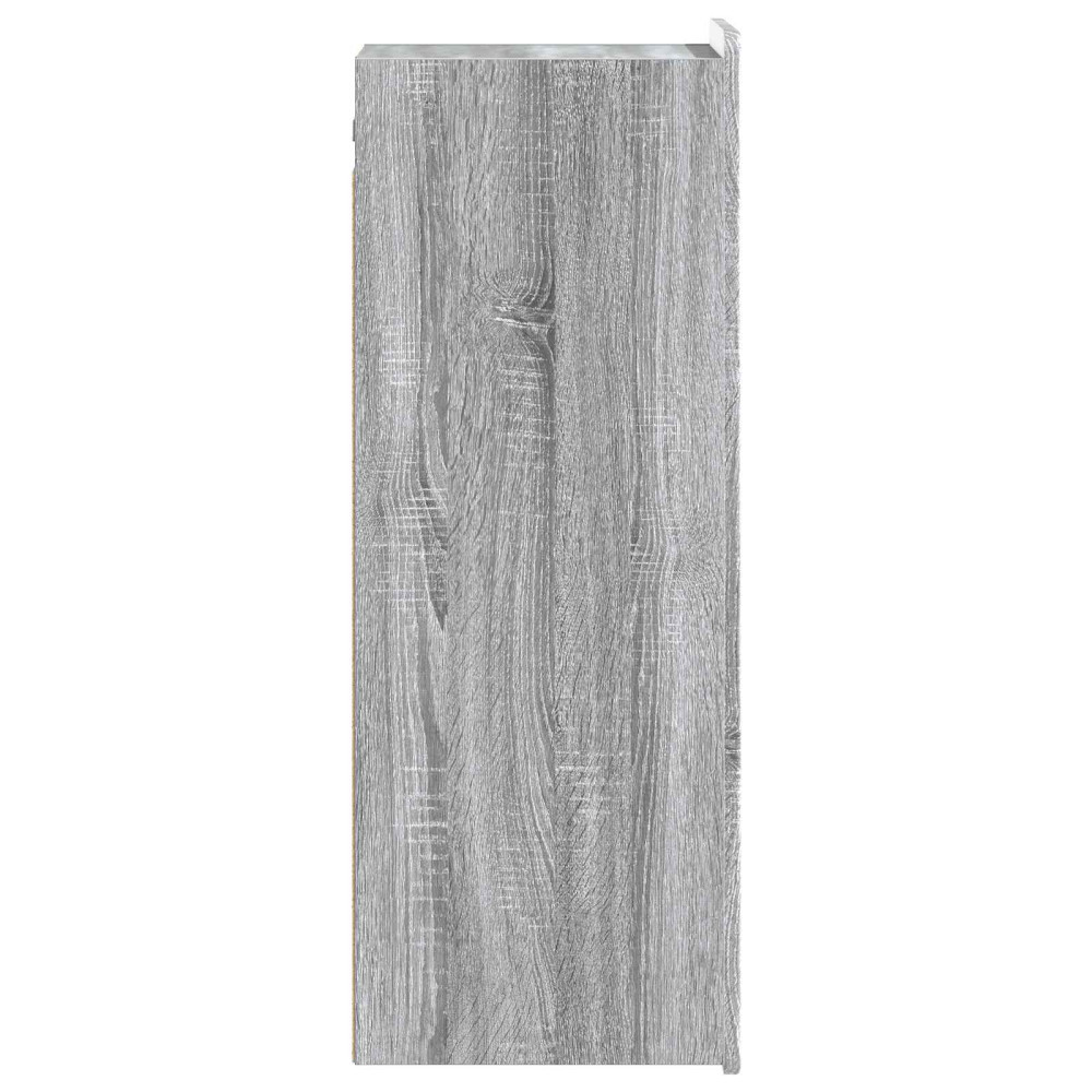 Produktbild för Väggmonterat skåp Grå Sonoma 33 x 34,5 x 94 cm Konstruerat trä