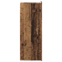 Produktbild för Väggmonterat skåp Gammalt trä 33 x 34,5 x 94 cm Konstruerat trä