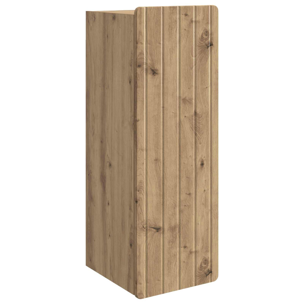 Produktbild för Väggmonterat skåp Artisan-ek 33 x 34,5 x 94 cm Konstruerat trä