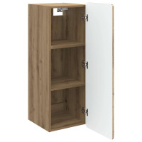 Produktbild för Väggmonterat skåp Artisan-ek 33 x 34,5 x 94 cm Konstruerat trä