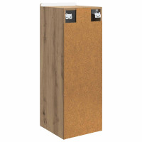 Produktbild för Väggmonterat skåp Artisan-ek 33 x 34,5 x 94 cm Konstruerat trä