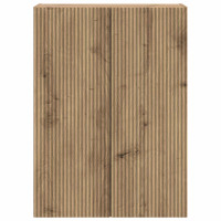 Produktbild för Väggmonterat skåp Artisan-ek 66 x 34,5 x 90 cm Konstruerat trä