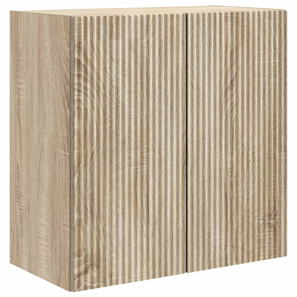 Produktbild för Väggmonterat skåp Sonoma-ek 59 x 31 x 60 cm Konstruerat trä