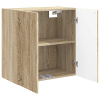 Produktbild för Väggmonterat skåp Sonoma-ek 59 x 31 x 60 cm Konstruerat trä