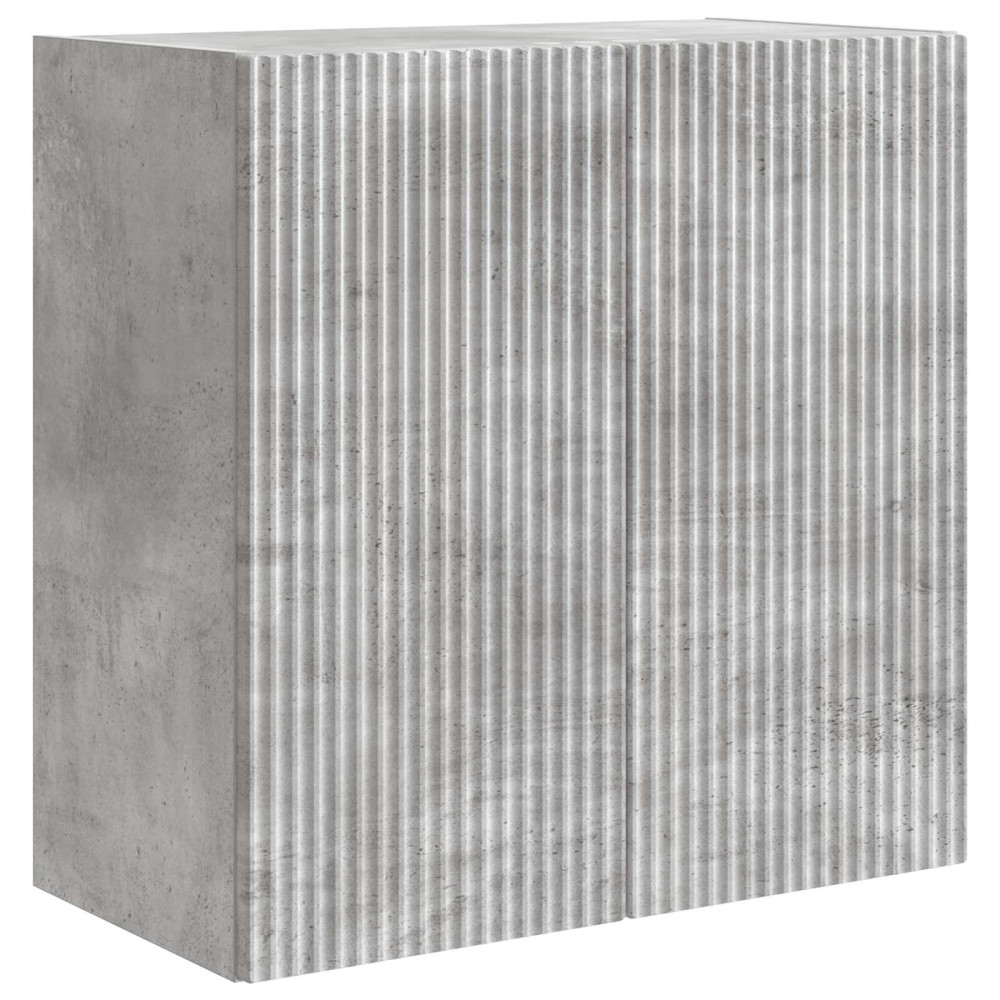 Produktbild för Väggmonterat skåp Betonggrå 59 x 31 x 60 cm Konstruerat trä