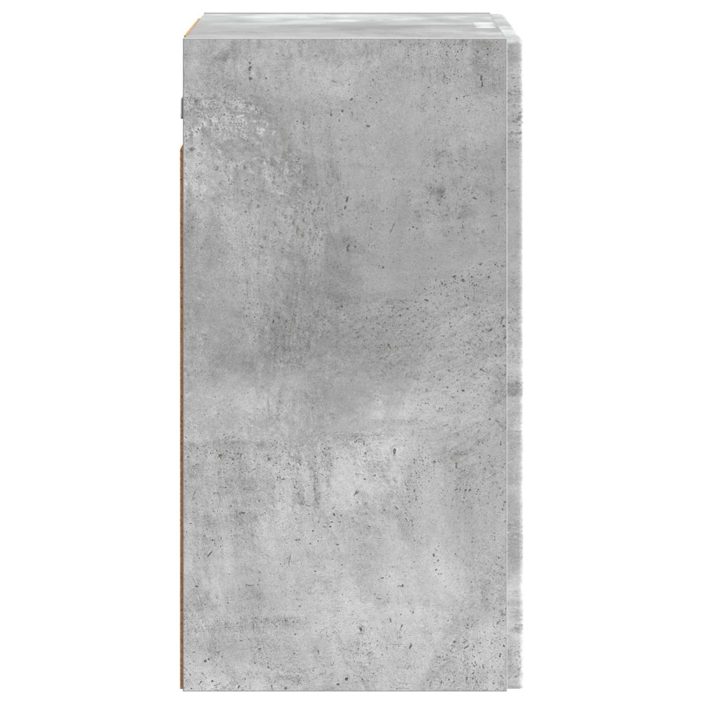 Produktbild för Väggmonterat skåp Betonggrå 59 x 31 x 60 cm Konstruerat trä