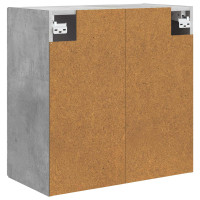 Produktbild för Väggmonterat skåp Betonggrå 59 x 31 x 60 cm Konstruerat trä