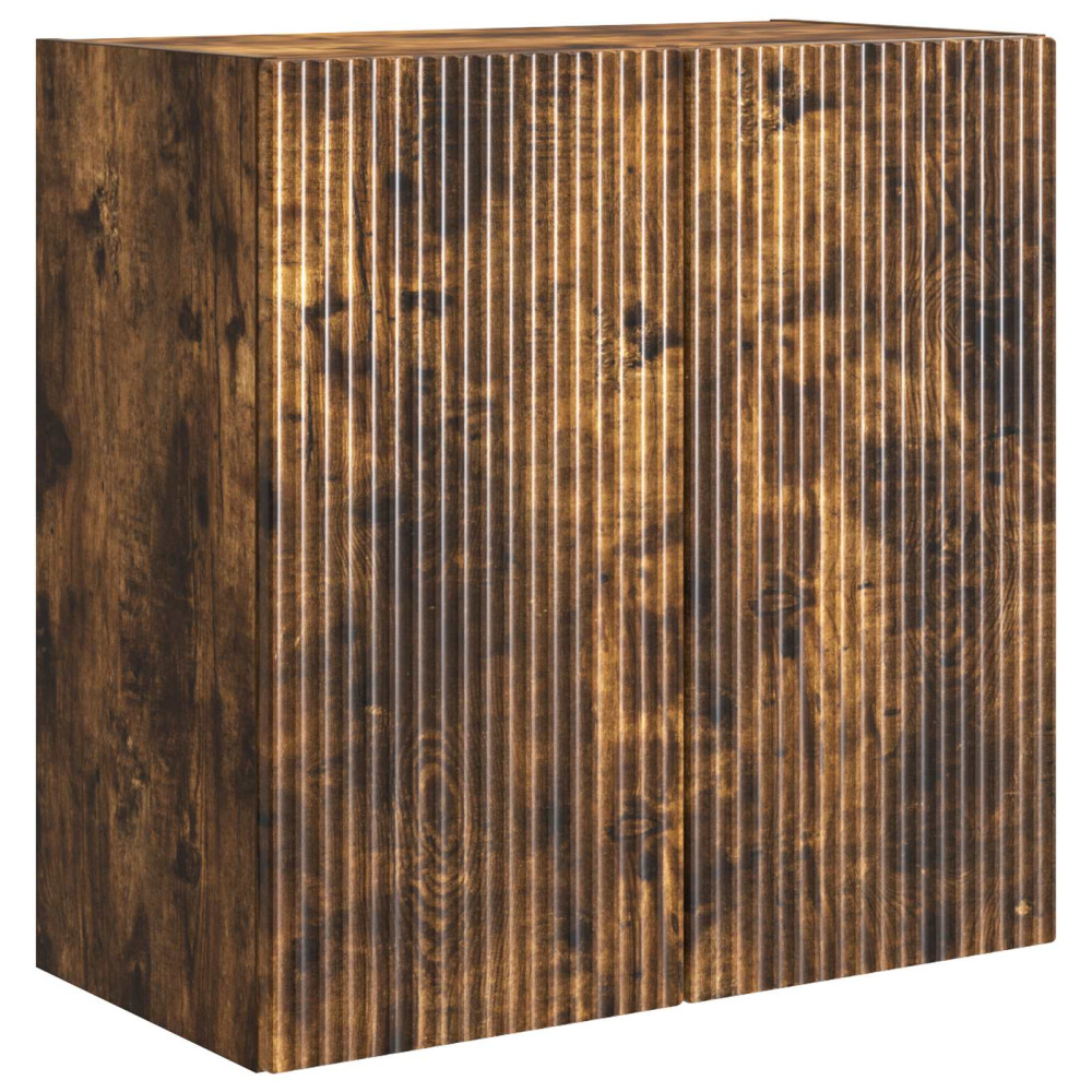 Produktbild för Väggmonterat skåp Rökt ek 59 x 31 x 60 cm Konstruerat trä