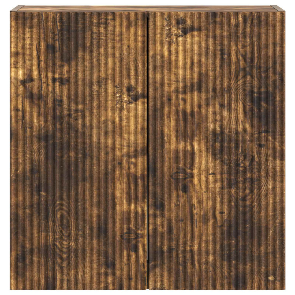 Produktbild för Väggmonterat skåp Rökt ek 59 x 31 x 60 cm Konstruerat trä