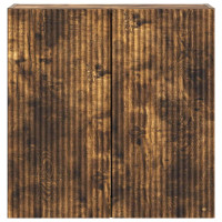 Produktbild för Väggmonterat skåp Rökt ek 59 x 31 x 60 cm Konstruerat trä