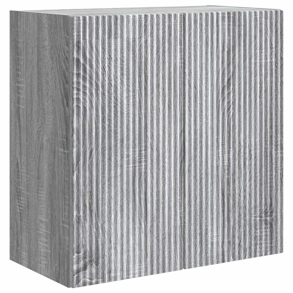 Produktbild för Väggmonterat skåp Grå Sonoma 59 x 31 x 60 cm Konstruerat trä