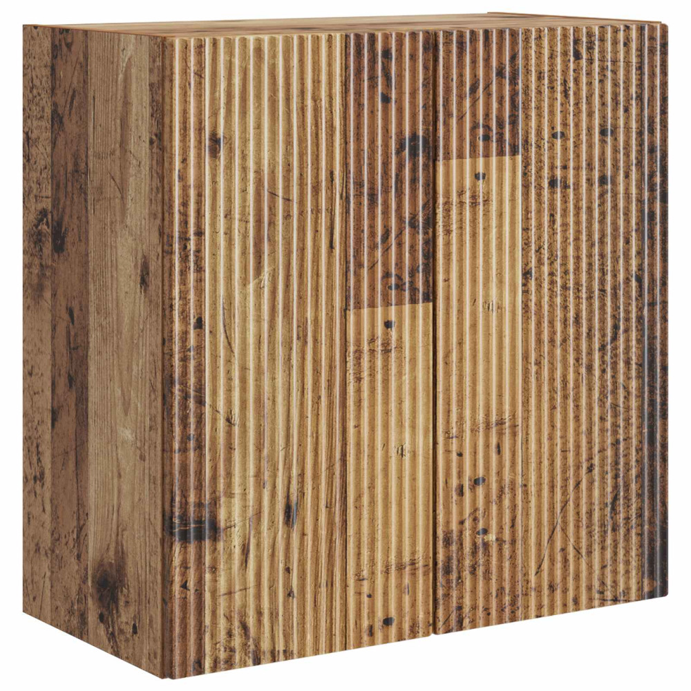 Produktbild för Väggmonterat skåp Gammalt trä 59 x 31 x 60 cm Konstruerat trä
