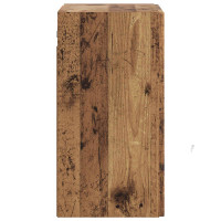 Produktbild för Väggmonterat skåp Gammalt trä 59 x 31 x 60 cm Konstruerat trä