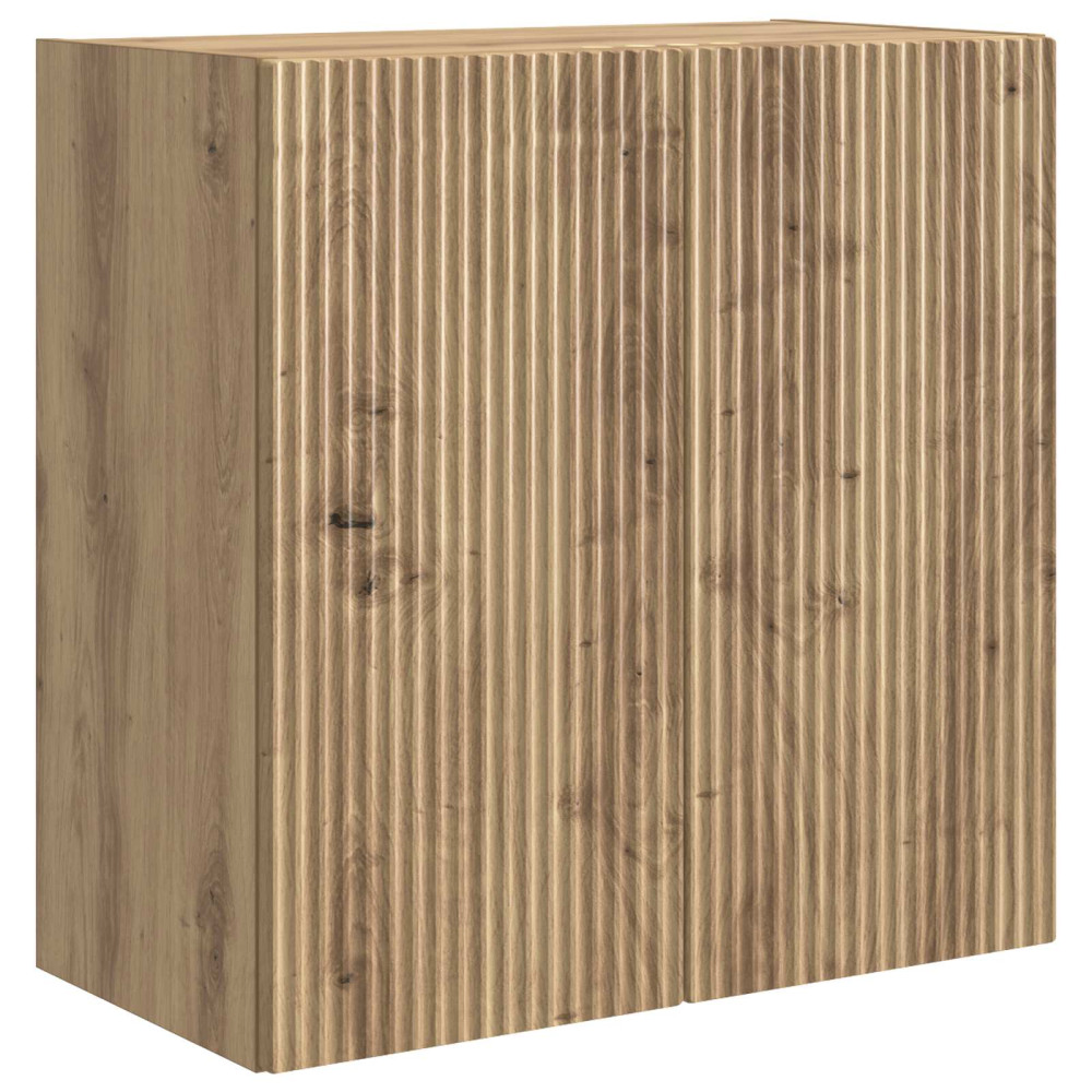 Produktbild för Väggmonterat skåp Artisan-ek 59 x 31 x 60 cm Konstruerat trä
