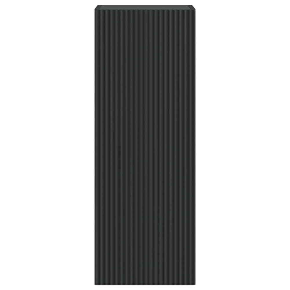 Produktbild för Väggmonterat skåp Svart 33 x 34,5 x 90 cm Konstruerat trä