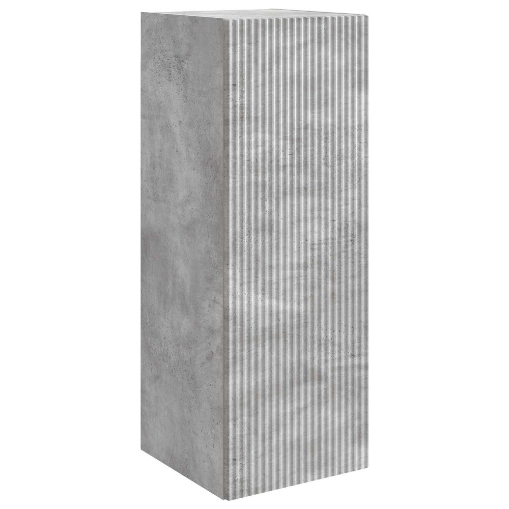 Produktbild för Väggmonterat skåp Betonggrå 33 x 34,5 x 90 cm Konstruerat trä