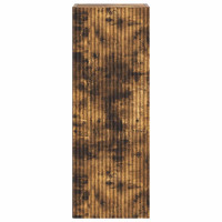 Produktbild för Väggmonterat skåp Rökt ek 33 x 34,5 x 90 cm Konstruerat trä
