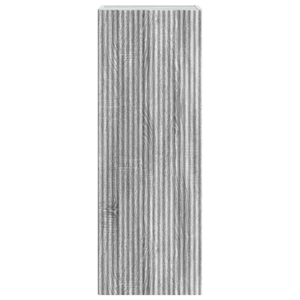Produktbild för Väggmonterat skåp Grå Sonoma 33 x 34,5 x 90 cm Konstruerat trä