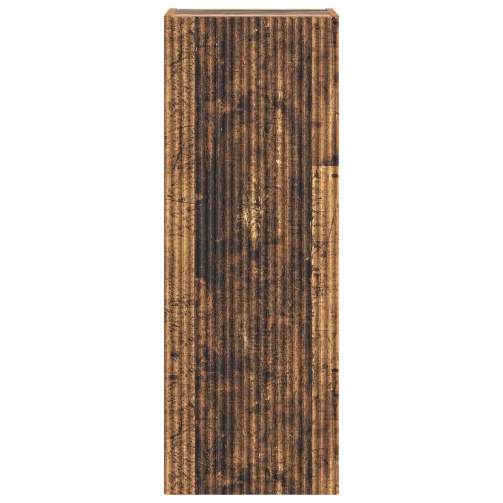 Produktbild för Väggmonterat skåp Gammalt trä 33 x 34,5 x 90 cm Konstruerat trä