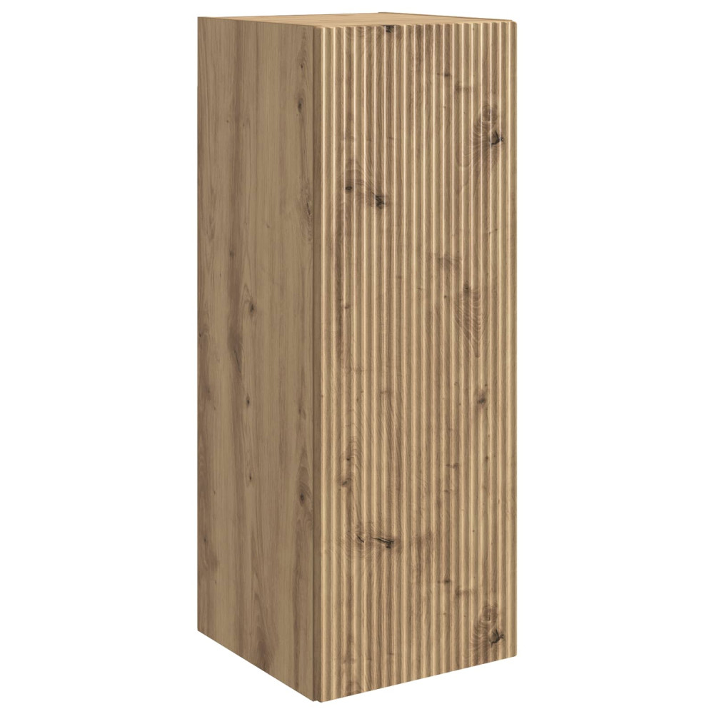 Produktbild för Väggmonterat skåp Artisan-ek 33 x 34,5 x 90 cm Konstruerat trä