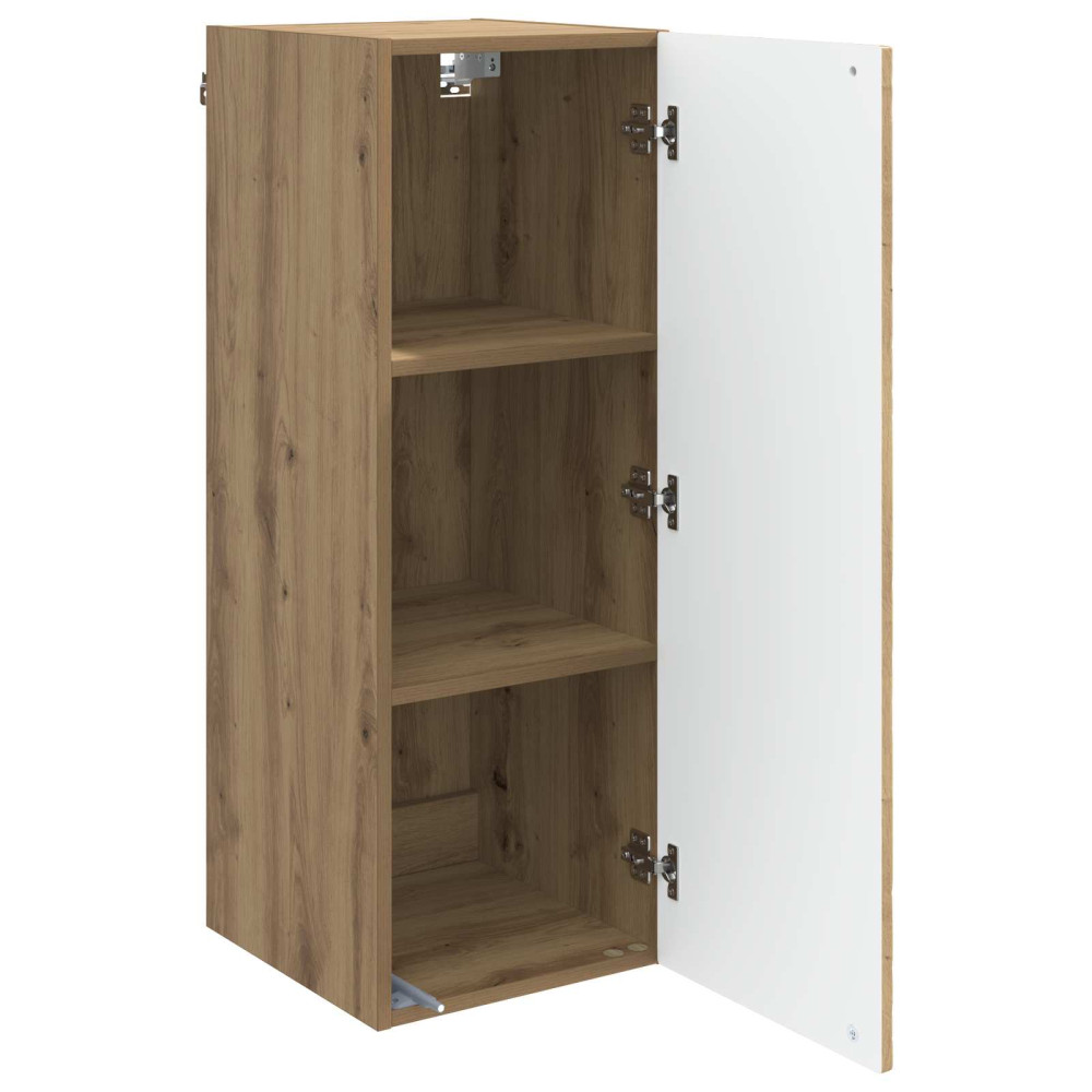Produktbild för Väggmonterat skåp Artisan-ek 33 x 34,5 x 90 cm Konstruerat trä