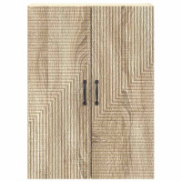 Produktbild för Väggmonterat skåp Sonoma-ek 66 x 34,5 x 90 cm Konstruerat trä