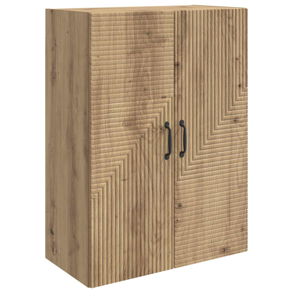 Produktbild för Väggmonterat skåp Artisan-ek 66 x 34,5 x 90 cm Konstruerat trä