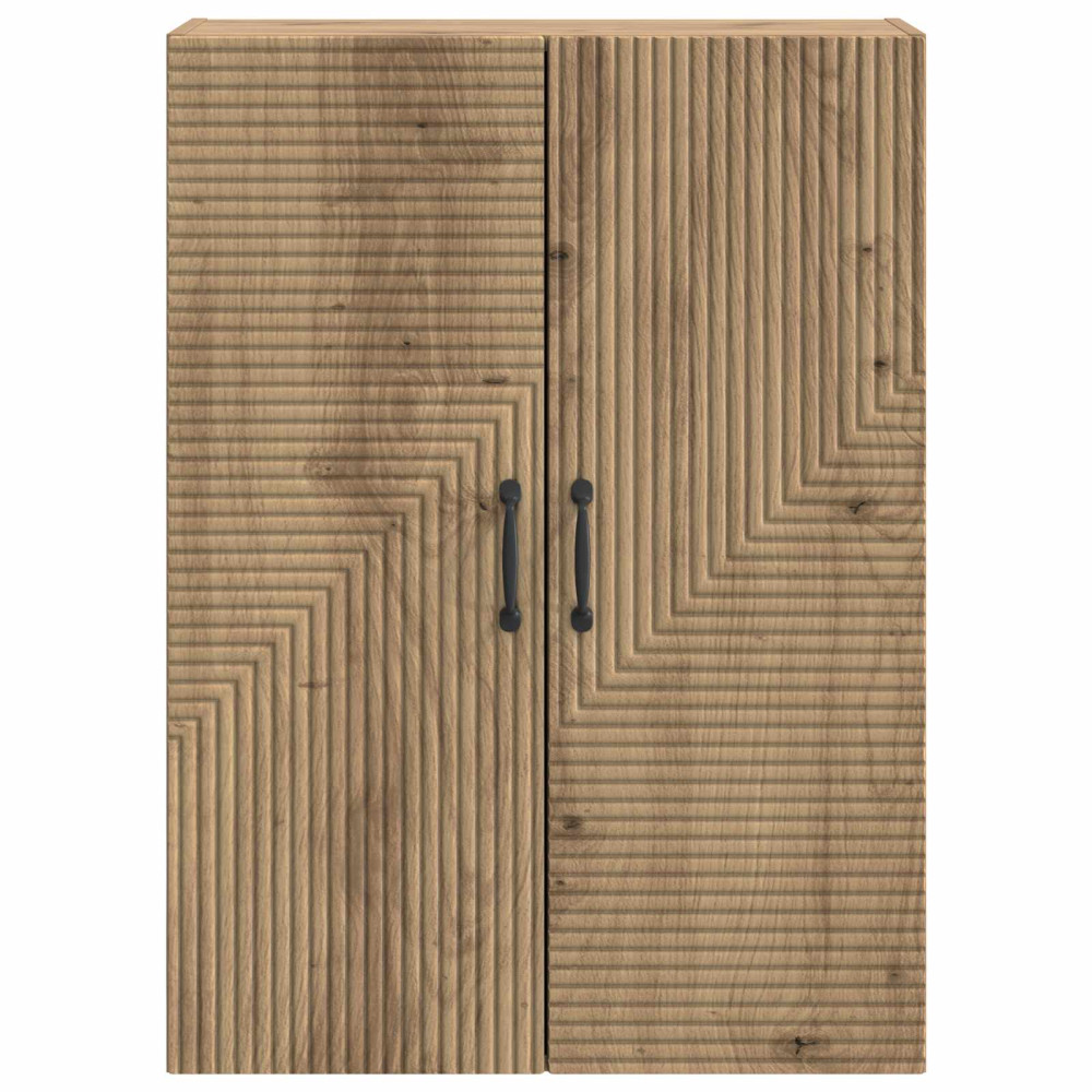 Produktbild för Väggmonterat skåp Artisan-ek 66 x 34,5 x 90 cm Konstruerat trä
