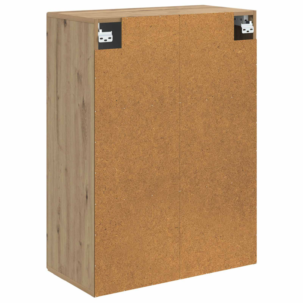 Produktbild för Väggmonterat skåp Artisan-ek 66 x 34,5 x 90 cm Konstruerat trä