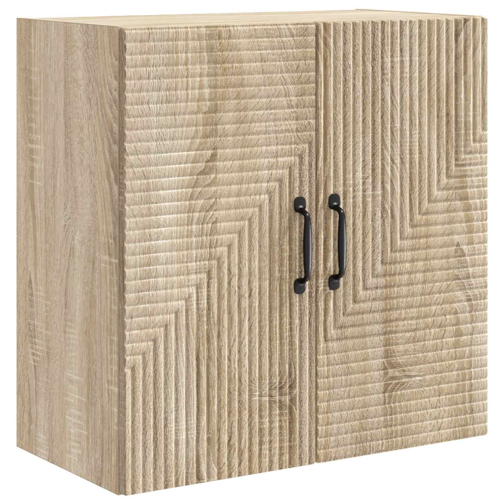 Produktbild för Väggmonterat skåp Sonoma-ek 59 x 31 x 60 cm Konstruerat trä