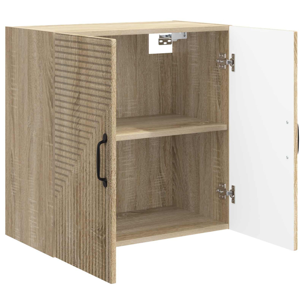 Produktbild för Väggmonterat skåp Sonoma-ek 59 x 31 x 60 cm Konstruerat trä