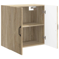 Produktbild för Väggmonterat skåp Sonoma-ek 59 x 31 x 60 cm Konstruerat trä