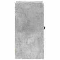 Produktbild för Väggmonterat skåp Betonggrå 59 x 31 x 60 cm Konstruerat trä