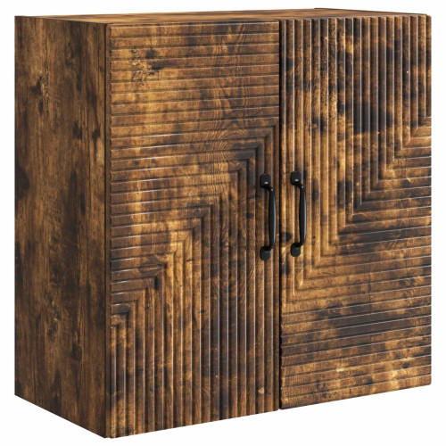 vidaXL Väggmonterat skåp Rökt ek 59 x 31 x 60 cm Konstruerat trä