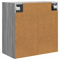 Produktbild för Väggmonterat skåp Grå Sonoma 59 x 31 x 60 cm Konstruerat trä