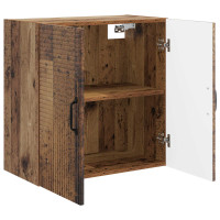Produktbild för Väggmonterat skåp Gammalt trä 59 x 31 x 60 cm Konstruerat trä