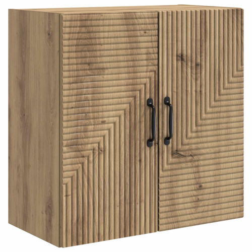 vidaXL Väggmonterat skåp Artisan-ek 59 x 31 x 60 cm Konstruerat trä