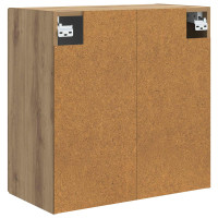 Produktbild för Väggmonterat skåp Artisan-ek 59 x 31 x 60 cm Konstruerat trä