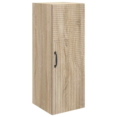 vidaXL Väggmonterat skåp Sonoma-ek 33 x 34,5 x 90 cm Konstruerat trä