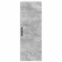 Produktbild för Väggmonterat skåp Betonggrå 33 x 34,5 x 90 cm Konstruerat trä