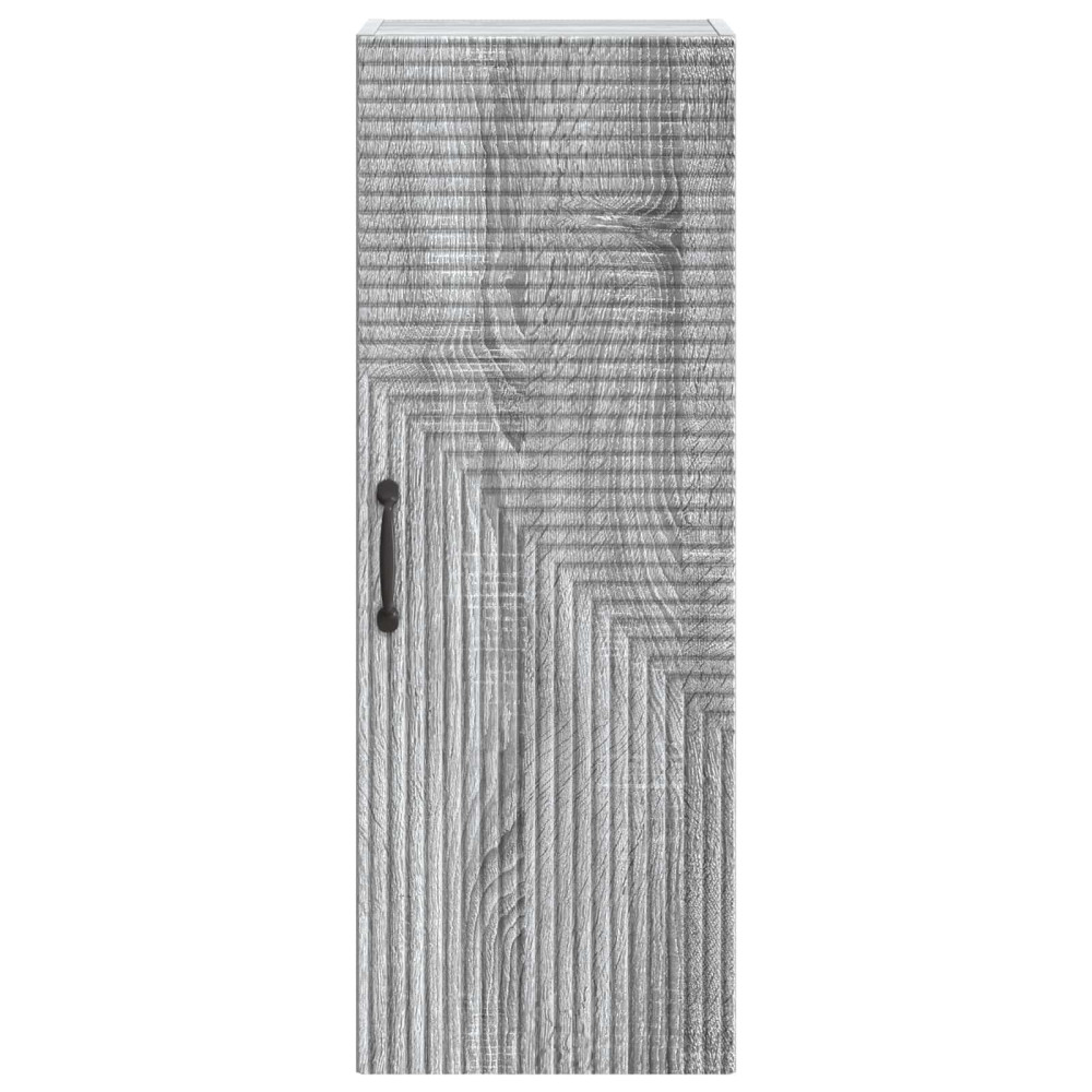 Produktbild för Väggmonterat skåp Grå Sonoma 33 x 34,5 x 90 cm Konstruerat trä