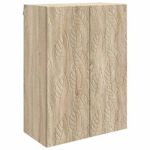 vidaXL Väggmonterat skåp Sonoma-ek 66 x 34,5 x 90 cm Konstruerat trä